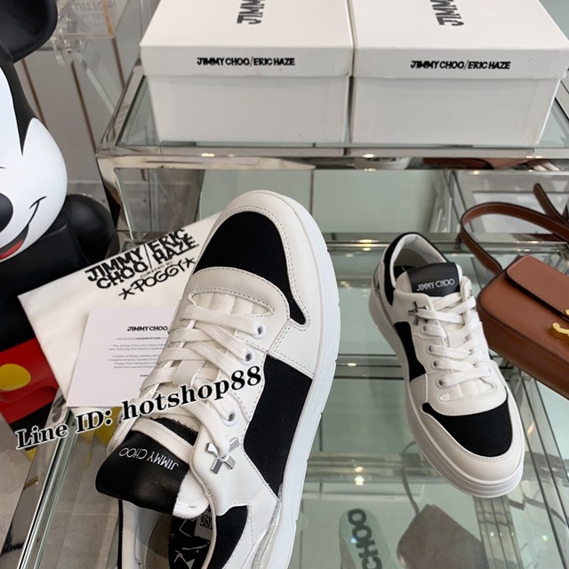 JIMMY CHOO x ERIC HAZE聯名款高端男女鞋 吉米周情侶款運動鞋 dx2987